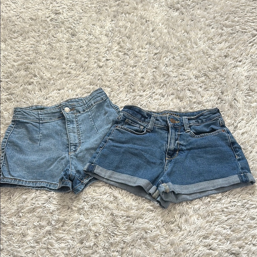 Denim Women's Shorts Set